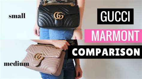 gucci marmont 22cm vs 26cm